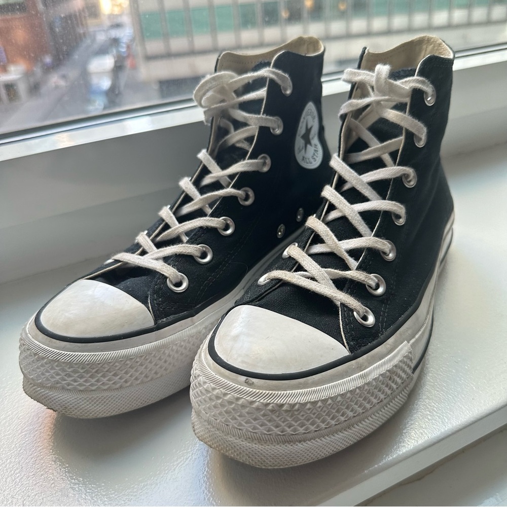 Converse Chuck Taylor All Star Lift Platform Canvas High Top Sneakers
